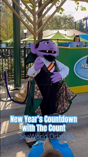 New Year’s Eve Countdown with The Count in Sesame Street at SeaWorld Orlando