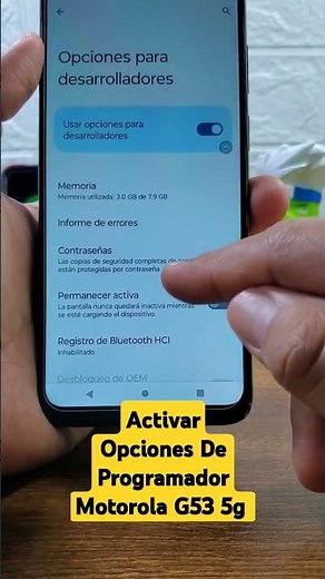 Motorola G53 5G How to Enable Developer and Debug Options #smartphone #android #cellphone