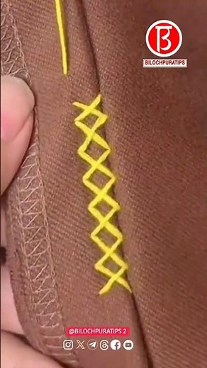 Long-lost stitching techniques, locking pants edges, cuff cuffs, locking hem, collar