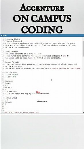 Accenture On campus coding questions 2023