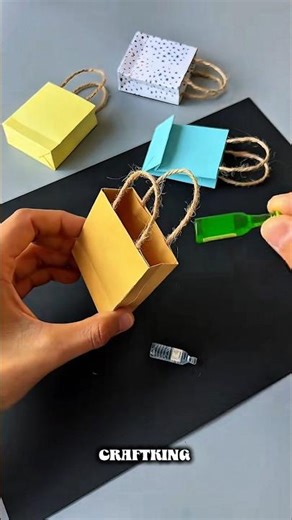 how to make small size paper bag DIY paper bag kese banaye | paper craft ideas | Easy craft #shorts