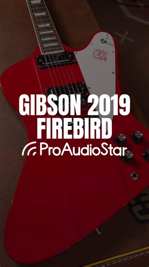 1.3K views | Huh. . . It could be a bass, but no its a Gibson Firebird in Cardinal Red ❤️ Are you a fan of the Reverse or NON-Reverse Firebirds? #firebird #gibsonfirebird #guitar #electricguitar | ProAudioStar | Facebook