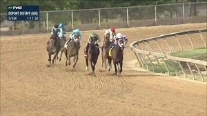 In a photo finish, #4 Mylady Curlin gets the win over Golden Award in the Allaire DuPont Distaff Stakes at Pimlico. Congrats to connections Brad Cox Racing, Owners Sather Family LLC & Jockey Luis Saez. | FanDuel Racing
