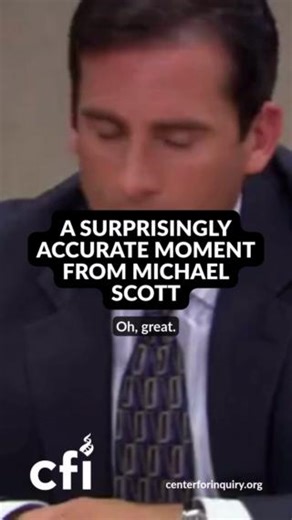 4.5K views · 101 reactions | Michael Scott once gave a better definition of secular humanism than half of Congress. Oh is right. Learn more: https://ow.ly/NAmL50VS3WY #TheOffice | Center for Inquiry | Facebook
