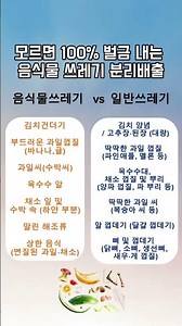 모르면 100% 벌금 내는 음식물쓰레기 분리배출