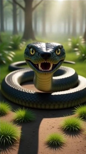 “A Rabbit’s Courage: Saving the Puppy from a Snake Bite”#cartoonrabbit#pet #cat #ai animation