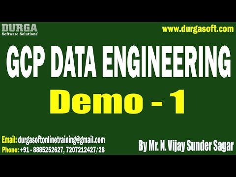 GCP DATA ENGINEERING tutorials || Demo - 1 || by Mr. N. Vijay Sunder Sagar On 02-02-2026 @4PM (IST)