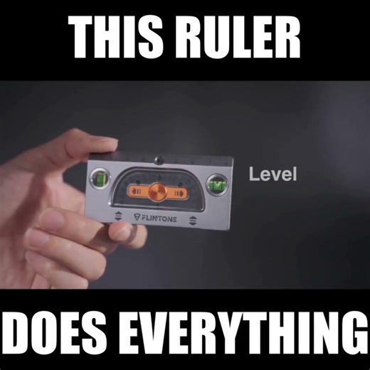 Titanium Ruler With 9 Pro Functions