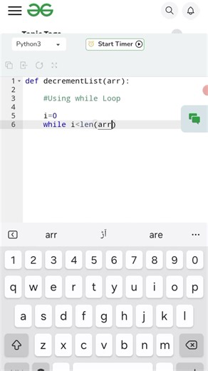 Python list manipulation with while loop!#array#pythonarrays#foryou#foryoupage#viral#trending#tiktok