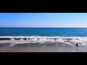 Beautiful Beach Background 4K free stock video