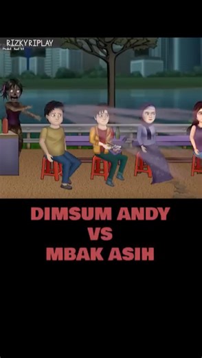 247K views · 4.1K reactions | DIMSUM ANDY vs MBAK ASIH - Kuliner...
