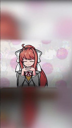 ♪ Doki Doki TakeOver Epiphany Animated Lyrics (Just Monika) ♪ #ddlc #ddto #fnfmod #shorts