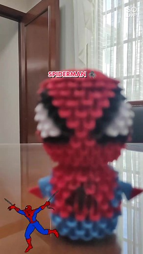 Papiroflexia 3D Spiderman - Papitoflexia Tutorial