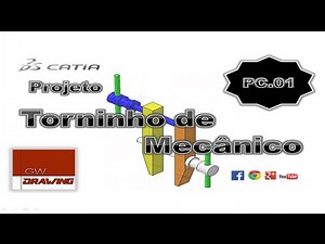 CATIA V5 | Torninho de Mecânico | Peça 01