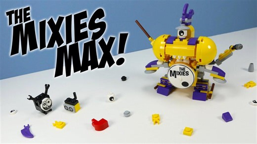 Lego Mixels Series 7 The Mixies Jamzy Tapsy & Trumpsy Max Opening Build