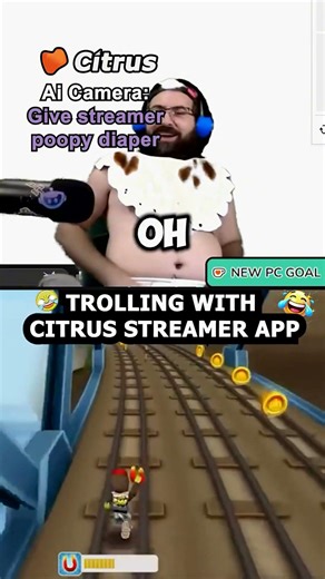 TROLLING Live Streamers with UNHINGED AI! 🤣💀 #citrus #twitch #livestream #twitchfails #irl