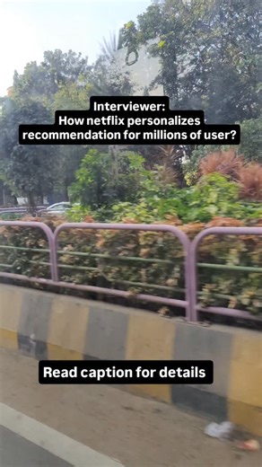 ThisTechGirl | Coding & System Design | Ever wondered how Netflix recommends shows to you… while millions of users are streaming simultaneously? Netflix doesn’t show the same app... | Instagram