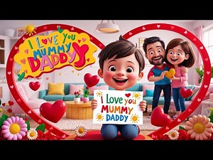 I love Mummy and Daddy | Heartwarming Kids’ Song |