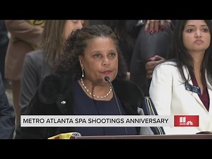 Gwinnett D.A. Patsy Austin-Gatson speaks on anniversary of Atlanta spa shootings