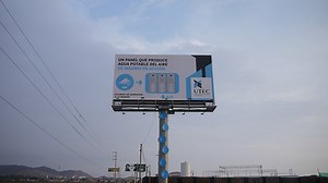 Billboard in Lima Harvests Drinking Water Out of Thin Air