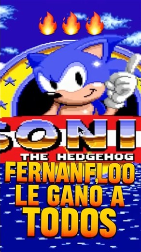 Fernanfloo's impossible record in Sonic.exe 💀 #fernanfloo #sonic #gaming