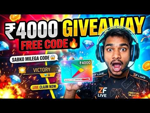 FREE FIRE MAX LIVE 🔥 Diamond & Redeem Code Giveaway | zf live