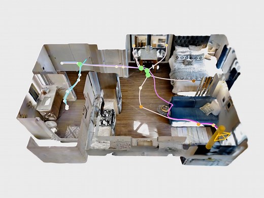 201K views · 963 reactions | Meet ActiveSplat, an autonomous system that reconstructs environments in 3D through Gaussian Splatting. Learn more: https://80.lv/articles/system-that-reconstructs-3d-scenes-through-active-gaussian-splatting/ | 80 Level | Facebook