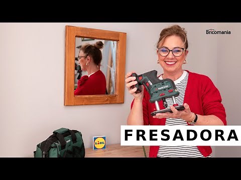 How to use the router // Mirror frame with Bricomania