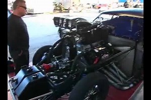 Check out the GForce Race Cars Team warming up Melanie's Pro Mod | Professional Motorsports Enthusiasts