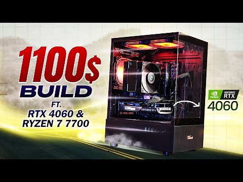 RYZEN 7 7700 + RTX 4060 Budget PC Build Guide 2025! | 1100 USD Build |‪@PCBuildersInc‬