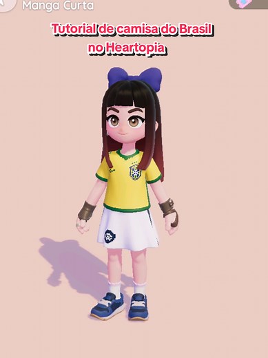 Tutorial de Camisa do Brasil no Heartopia