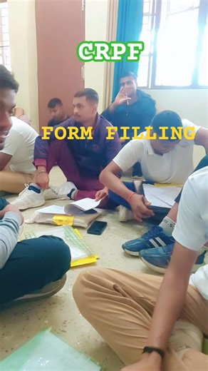crpf joining form filling #crpf