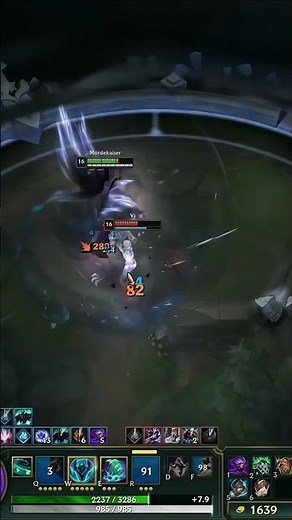 ASHEN GRAVEKNIGHT MORDEKAISER BUILD TANK #shorts #leagueoflegends #games #gaming