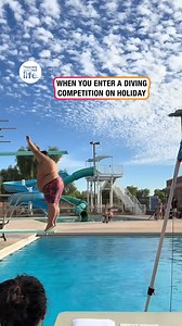 537K views · 1.5K reactions | When you enter a diving competition on holiday  | Lessons Learned In Life | Facebook