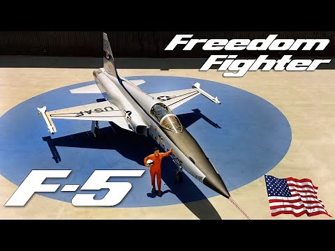 Northrop F-5 Freedom Fighter | The American Supersonic Light Fighter Aircraft | Upscaled Footage