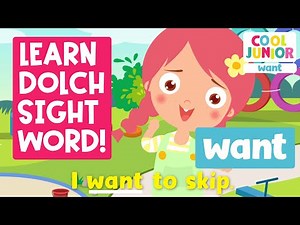 Phonics | Sight Words Songs! | Sight Word “want" (Level 2B-17) | by Cool Junior Phonics