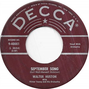 Walter Huston - September Song