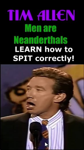 "LEARN HOW TO SPIT CORRECTLY" 🤣😭😂#shorts #timallen #funny #comedyIt's