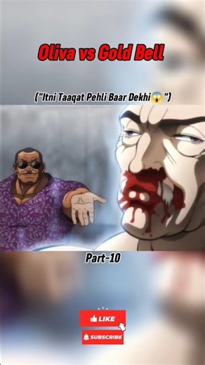☠️Oliva vs Gold Bell🔥#anime #explore #shorts #explained #animeshorts