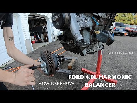 How to Remove a Harmonic Balancer on a Ford 4.0 SOHC (Explorer, Mountaineer, Ranger, Mustang)