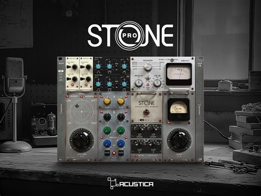 Acustica Audio releases Stone Pro modular analog console plugin