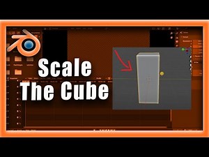 Blender Tutorial: How To Scale The Cube In Blender