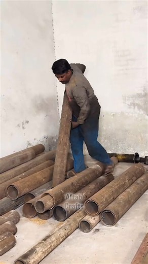AFTAB CRAFTS on Instagram: "Old Rusted Pipes to Heavy Duty Hydraulic Jack"