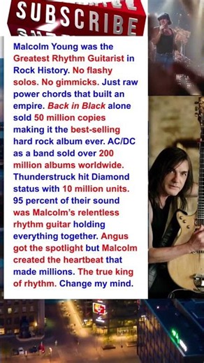 Why Malcolm Young of AC/DC Was the Greatest Rhythm Guitarist Ever
