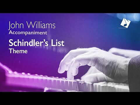 J.Williams - SCHINDLER'S LIST ( FULL piano accompaniment)