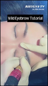 Wild eyebrow Tutorial #makeupartist #makeuptutorial | Risylva Tv