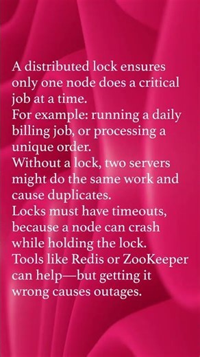 Distributed Lock in 30 Seconds