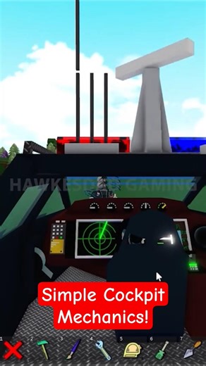 Roblox Build a Boat for Treasure Police Boat Simple Cockpit Interior Mechanics! #babft #roblox