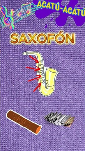 El Saxofón - Los Instrumentos Musicales para Niños #saxofon #saxophone #infantil #instrumentos#sax