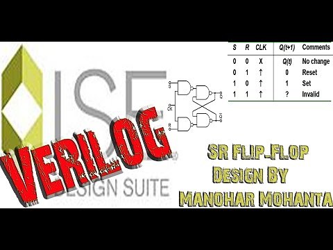 Verilog Code For SR Flip Flip and Simulation